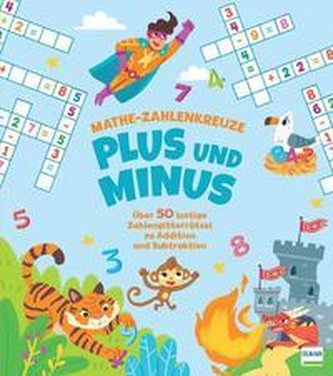 Mathe-Zahlenkreuze - Plus und Minus