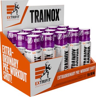 Extrifit Trainox Shot 15 x 90 ml black currant (černý rybíz)