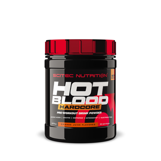 Scitec Nutrition Hot Blood Hardcore 375 g orange juice (pomerančový džus)