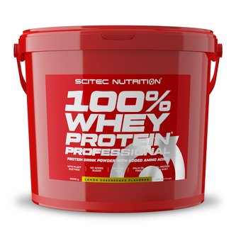 Scitec Nutrition 100% WP Professional 5000 g lemon cheesecake (citronový cheesecake)