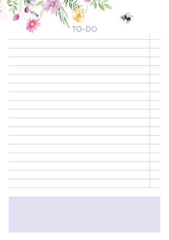 To-Do Block Spring, vegan