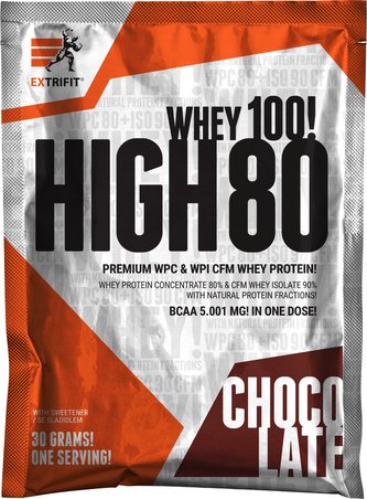 Extrifit High Whey 80 30 g chocolate (čokoláda)