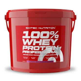 Scitec Nutrition 100% Whey Protein Professional 5000 g strawberry (jahoda)