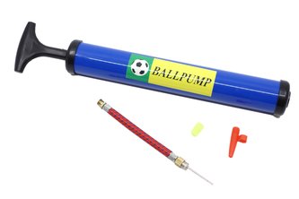 CorbySport 5763 Pumpička na míče 30 cm modrá