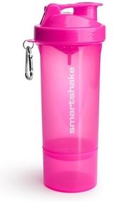 Smartshake Šejkr Slim 500 +100 ml neon pink růžová