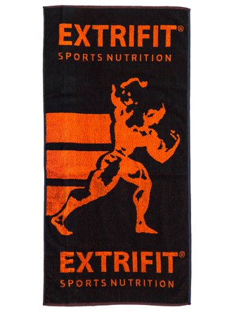 Extrifit Ručník černo-oranžová černá