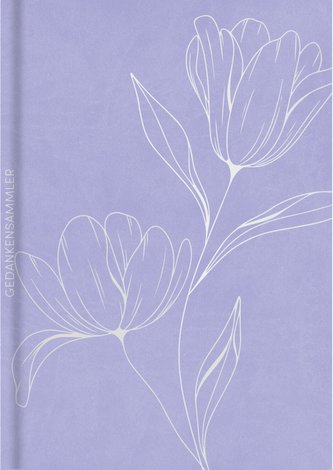 Notizbuch Soft-Touch Flieder, vegan