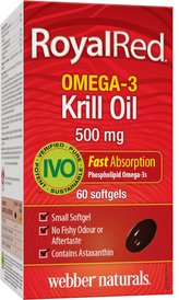 Webber Naturals Omega-3 Krill Oil 500 mg 60 tobolek