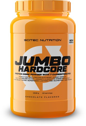 Scitec Nutrition Jumbo Hardcore 1530 g banana yogurt (banán-jogurt)