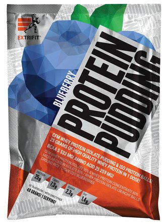Extrifit Protein Pudding borůvka 10x40 g