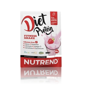 Nutrend Diet Protein 5 x 50 g strawberry (jahoda)