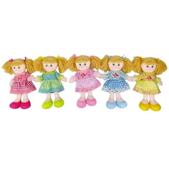 Panenka textilní se zvukem