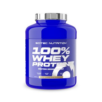 Scitec Nutrition 100% Whey Protein 2350 g white chocolate (bílá čokoláda)