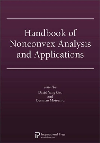 Handbook of Nonconvex Analysis and Applications