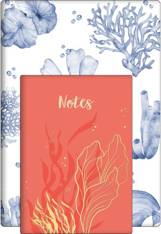 Notizheft-Set Maritim, vegan