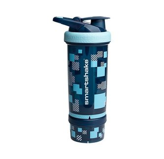 Smartshake Šejkr Revive 600 + 150 ml pixel blue modrá-kostka