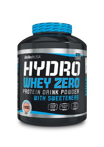 BioTech Hydro Whey Zero 1816 g strawberry (jahoda)