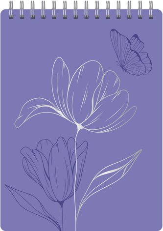 Notizblock midi Spring, vegan