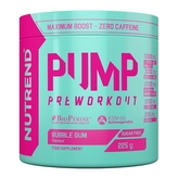 Nutrend Pump Preworkout 225 g bubble gum (žvýkačka)