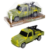 Vojenské auto se samopalem, pullback