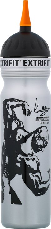 Extrifit Bidon s hubicí 1000 ml šedý šedá