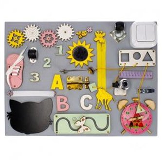 Tablica Manipulacyjna Montessori średnia kolorowa R