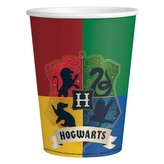 Papírové party kelímky Harry Potter - Bradavické koleje 250 ml - Amscan