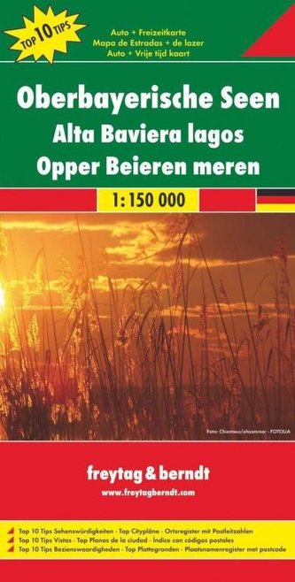 Hornobavorská jezera 1:150 000