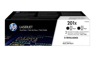 HP 201X 2-pack High Yield Black Original LaserJet Toner Cartridges (CF400XD) (2,800 / 2,800 pages)