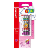 Náplň do kuličkového pera STABILO FUN 0,5mm / 3ks růžová