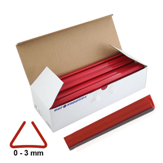 Násuvné lišty Relido 0-3 mm červené