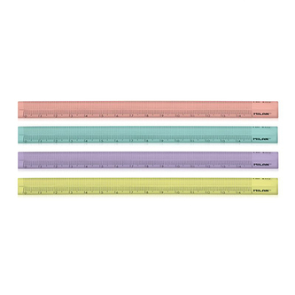 Pravítko trojhranné MILAN New look 15 cm