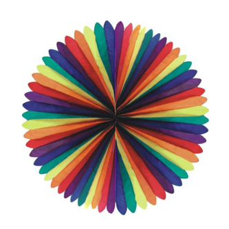 Obří vějíř barevný, pr. 100cm (1 ks)