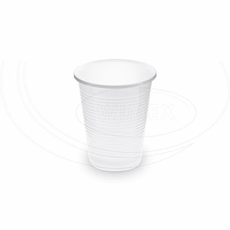 Pohár (PP) biely O70mm 180ml [100 ks]
