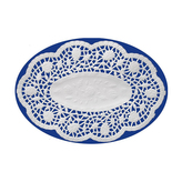 Krajky dekor. oválné 36 x 28 cm (100 ks v bal.)