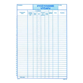 Vyúčtování výčepu A4 (141)