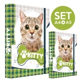 Box na sešity SET A4+A5 Jumbo Kitty
