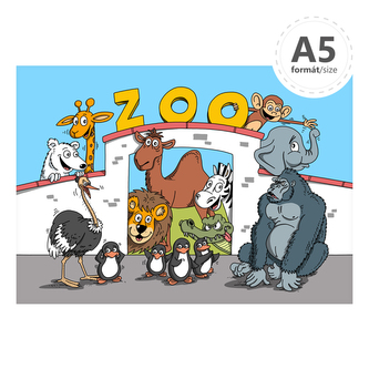 Omalovánka A5 LUX - Zoo