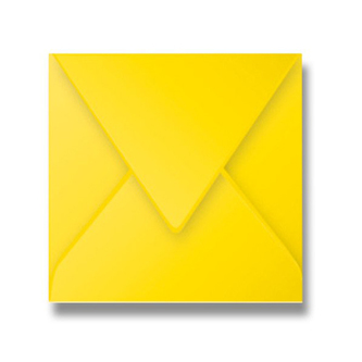 Obálka CF - 165x165 mm, žltá 120g (20ks)