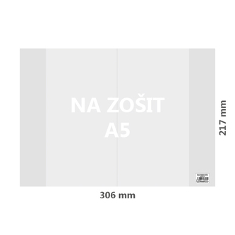 Obal na sešit A5 PVC 306x217 mm, hrubý/transparentní, 10 ks Obal na sešit A5 PVC 306x217 mm, hrubý/transparentní, 10 ks