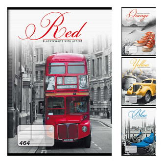 Sešit č. 464, A4, 60 listů, linkovaný