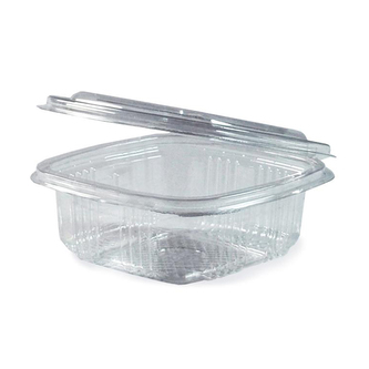 Miska hranatá s víčkem 375 ml, 50 ks