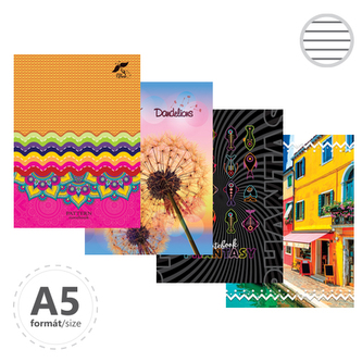 Kniha záznamová A5, linajková - 96 listová "B"