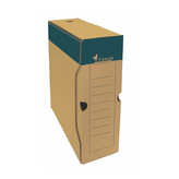 Archivační krabice, přírodní, karton, A4, 100 mm, VICTORIA