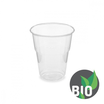 Pohár průhledný 0,5 l (PLA) -BIO- (O 102 mm) [50 ks]