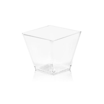 Pohárek Finger Food hranatý, čirý 5,0x5,0x4,5 cm-60ml / 50ks /