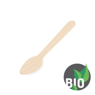 Kávová lžička ze dřeva 11 cm, 100 ks