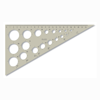 Trojúhelník KOH-I-NOOR s kružnicemi