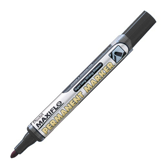 Permanentní popisovač "Maxiflo NFL50", černá, 1,5 mm, kuželový hrot, PENTEL NLF50-AO
