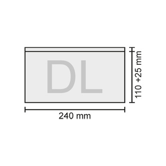 Obálka DL transportní, bal/1000 ks